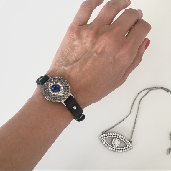 Evil Eye Necklace & Bracelet Set - Picture 4 of 6